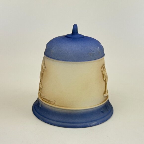 M.J. Hummel Christmas Bell "Letter To Santa Claus" 1990 Second Edition Porcelain - Picture 5 of 14
